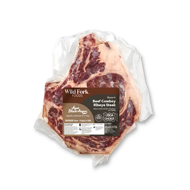 USDA Choice Black Angus Bone-In Beef Cowboy Steak (per lb)