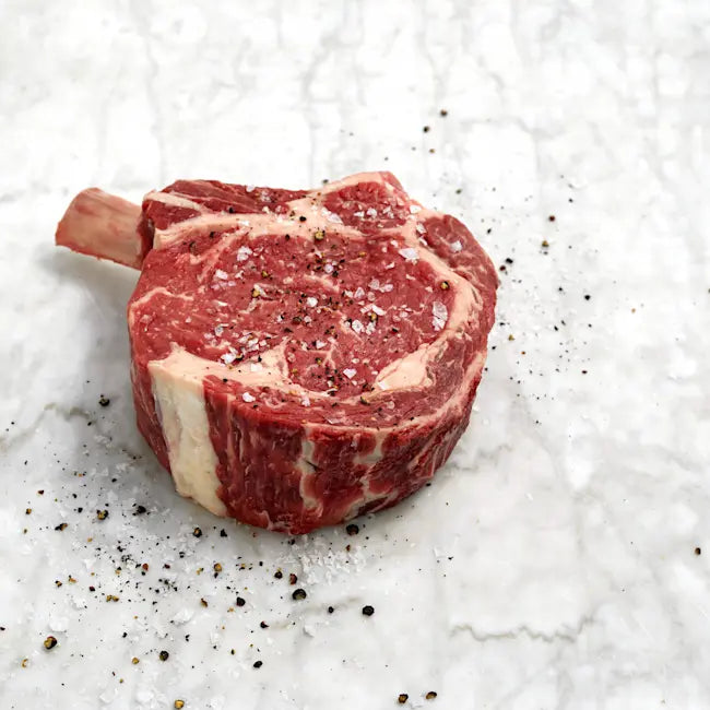 USDA Choice Black Angus Bone-In Beef Cowboy Steak (per lb)