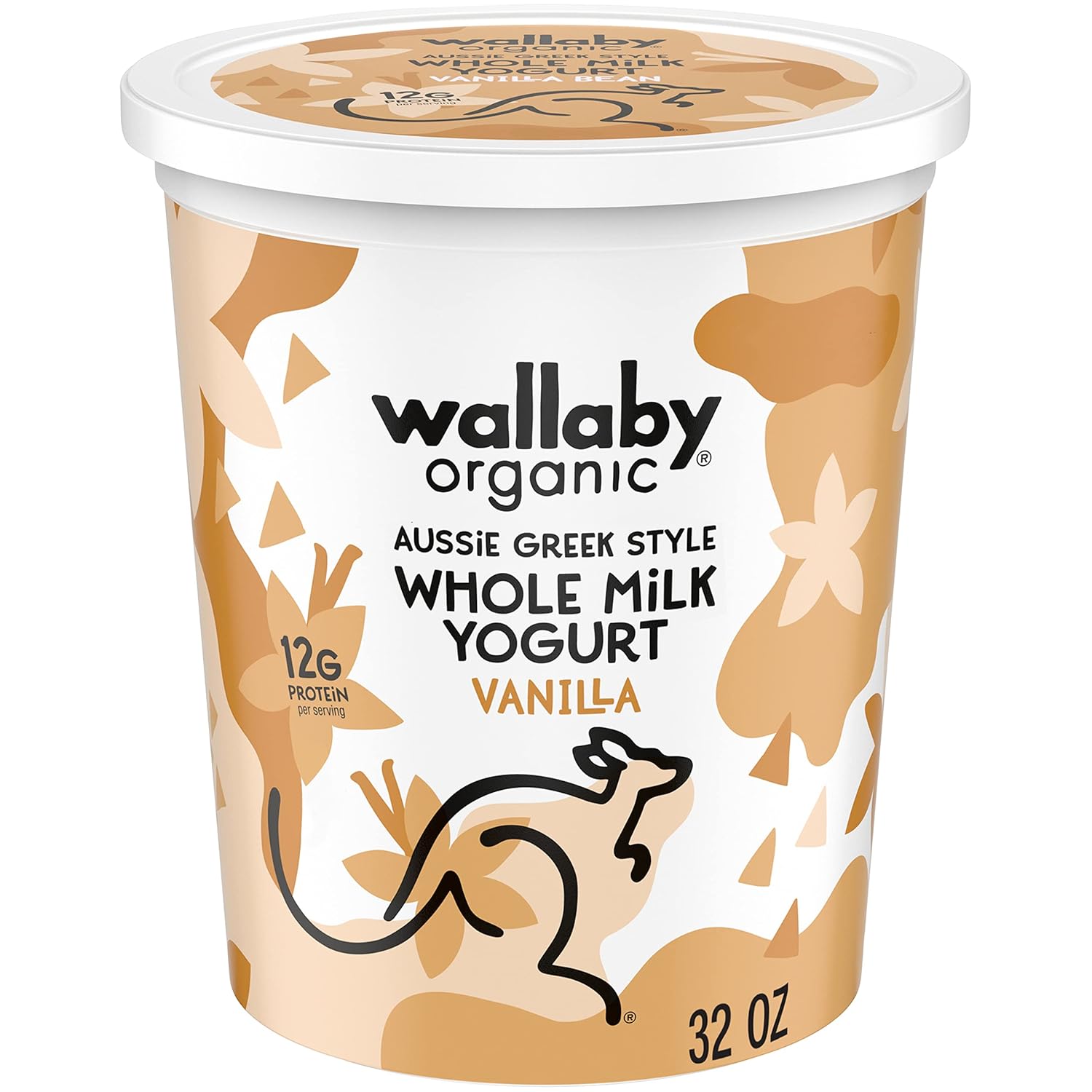 Wallaby Organic Aussie Greek Whole Milk Yogurt, 32 oz.