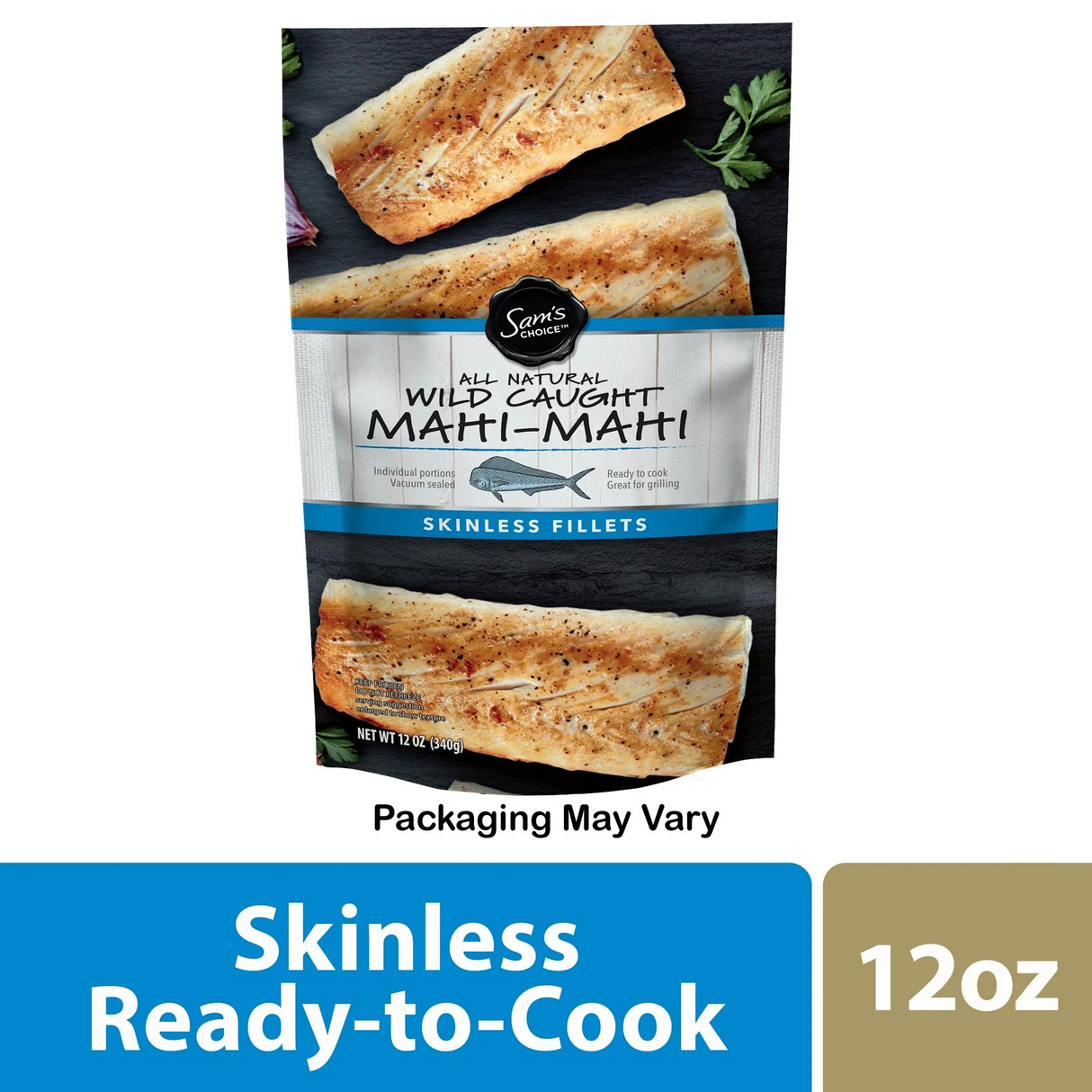 Marketside Frozen Wild Caught Mahi-Mahi Fillets, 12 oz