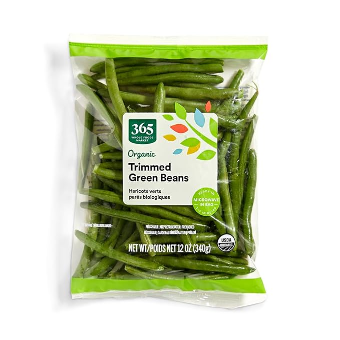 365 Trimmed Green Beans, 12 oz