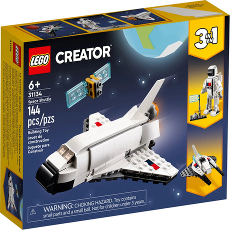 LEGO Creator 3 in 1 Space Shuttle Building Toy for Kids
