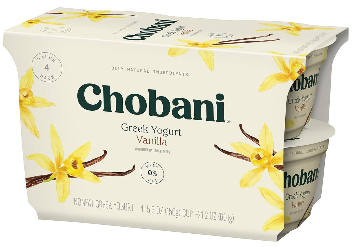 Chobani® Low-Fat Greek Yogurt Blended 5.3oz 4-pack