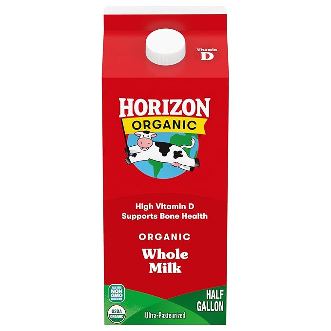 Horizon Organic High Vitamin D Whole Milk, 64 fl oz Carton