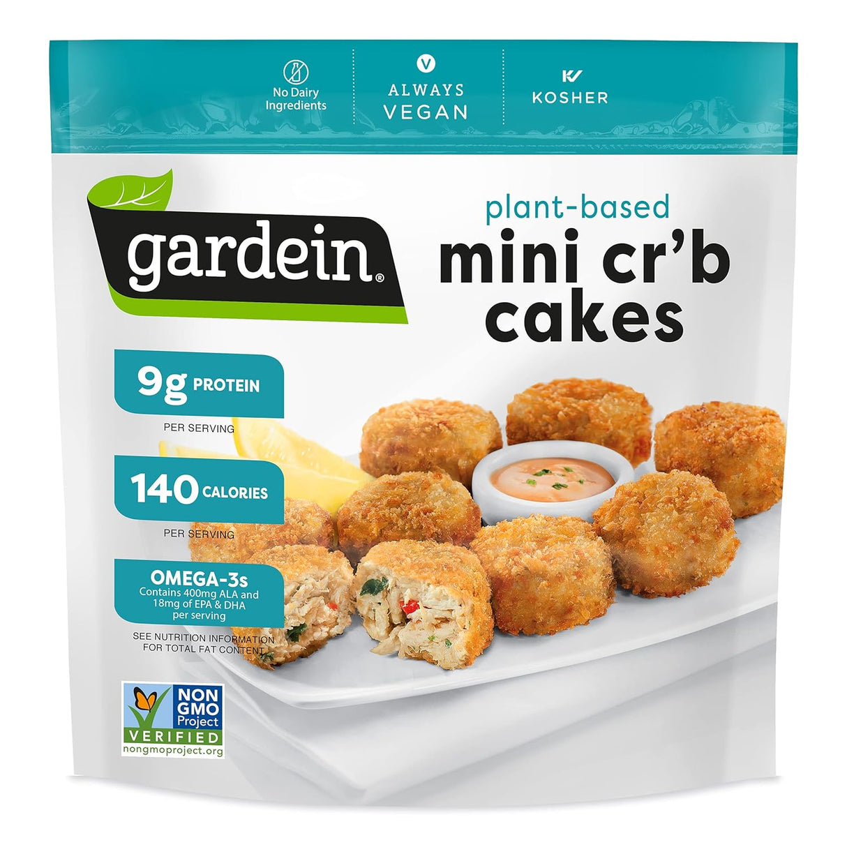 Gardein Mini Crispy Plant-Based Crabless Cakes, 8.8 oz