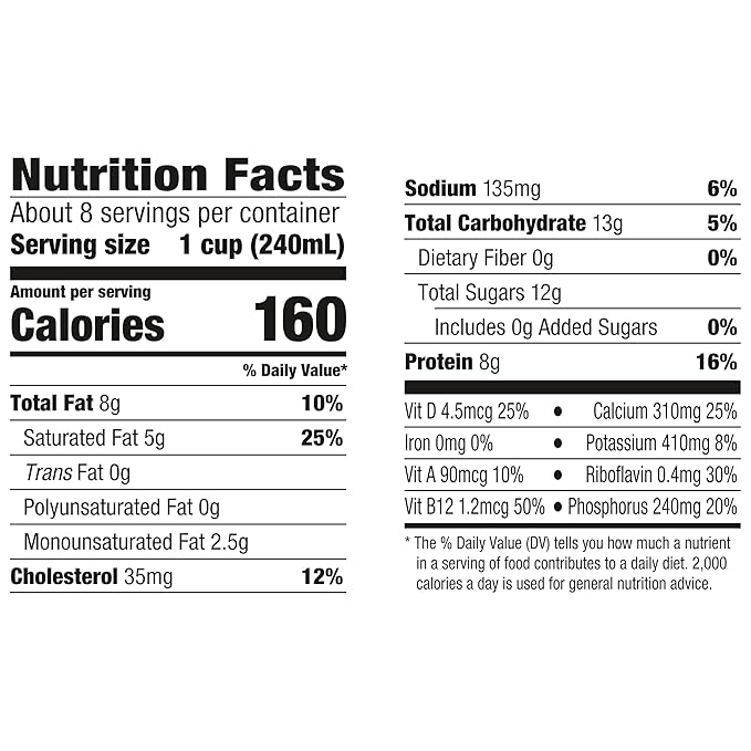 Horizon Organic High Vitamin D Whole Milk, 64 fl oz Carton