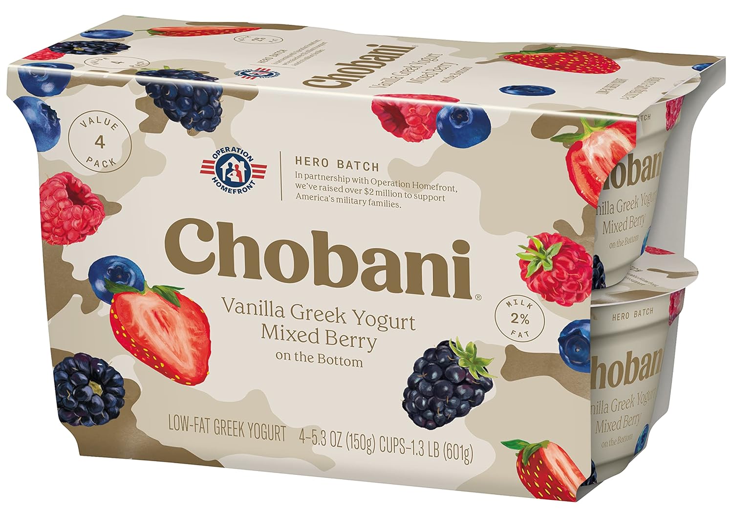 Chobani® Non-Fat Greek Yogurt 5.3oz 4-pack