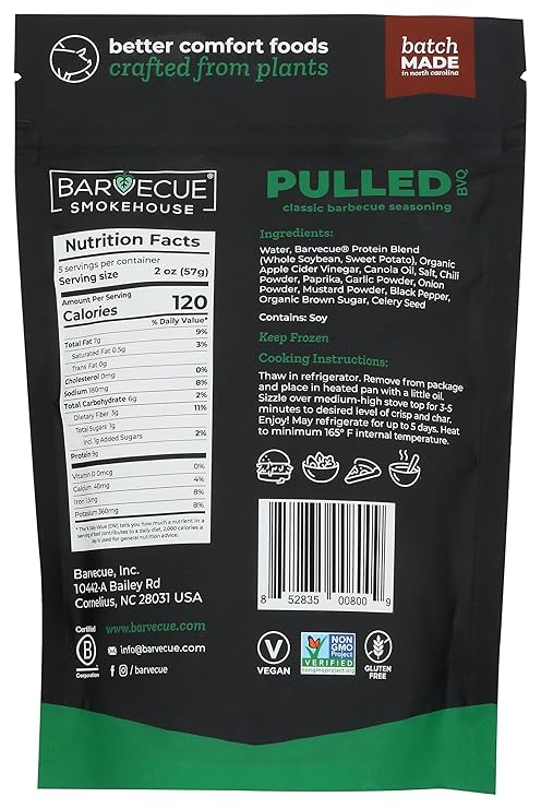 Barvecue Plant Based Pulled BVQ, 10 oz