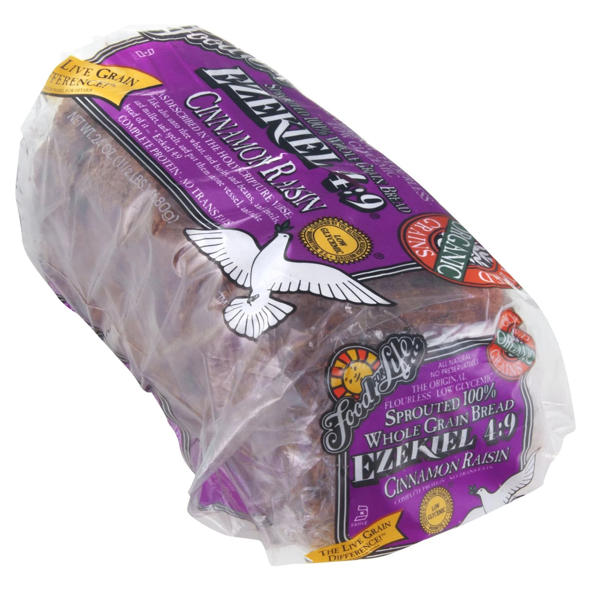 EZEKIEL CINNAMON RAISIN BREAD, 24 oz