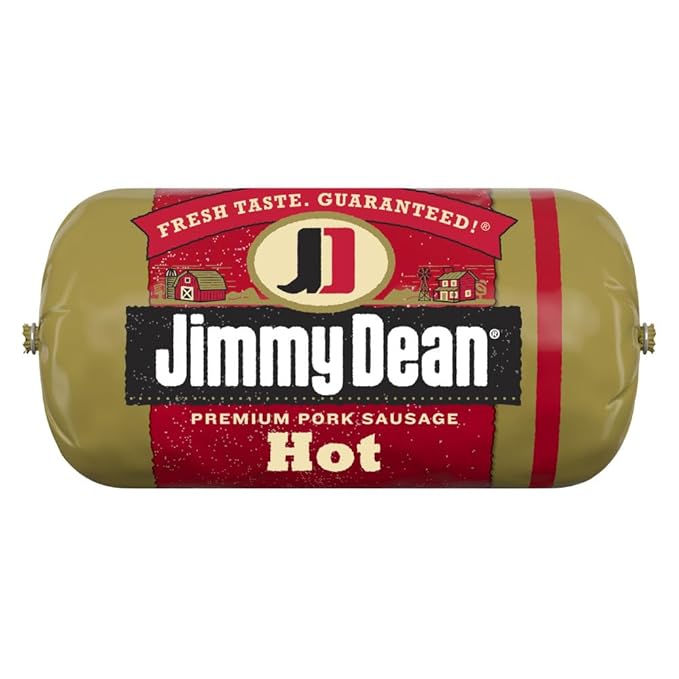 Jimmy Dean Premium Pork Hot Sausage Roll, 16 oz