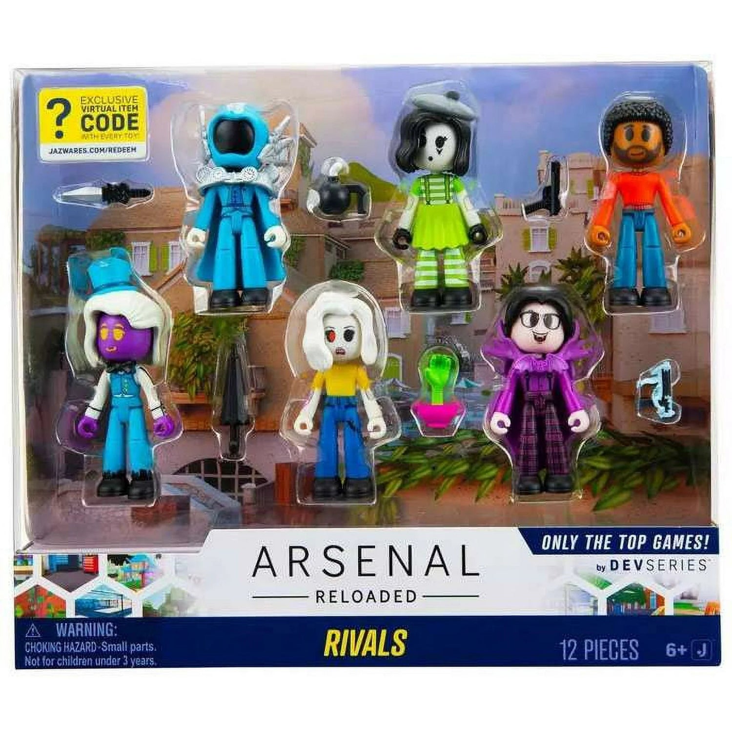 Roblox Arsenal Reloaded Rivals Action Figure 6-Pack