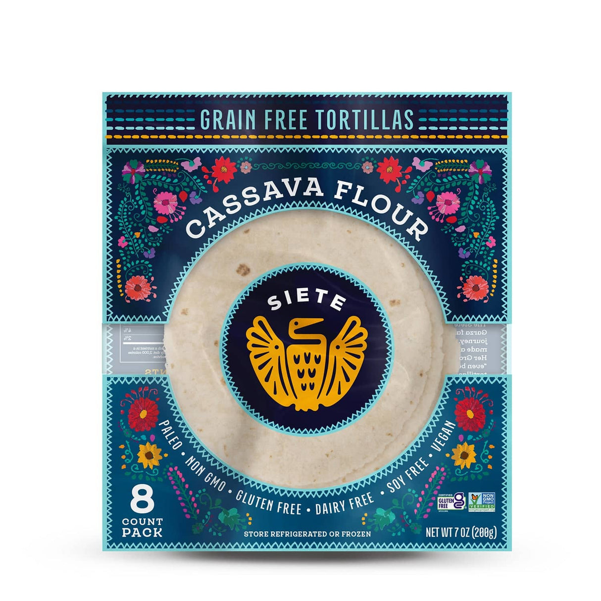 Siete Cassava Flour Wraps, 7 oz
