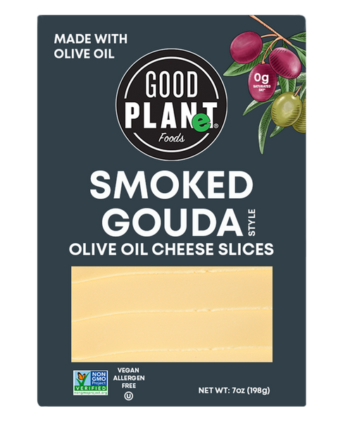 Good Planet Smoked Gouda Olive Oil Cheddar Slices
