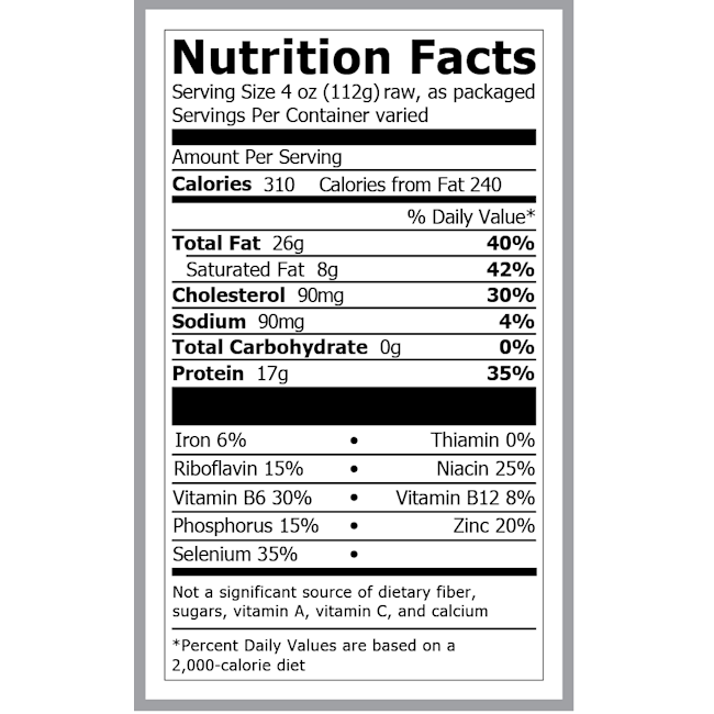 Bone-In Pork Spareribs St. Louis Style (per lb)