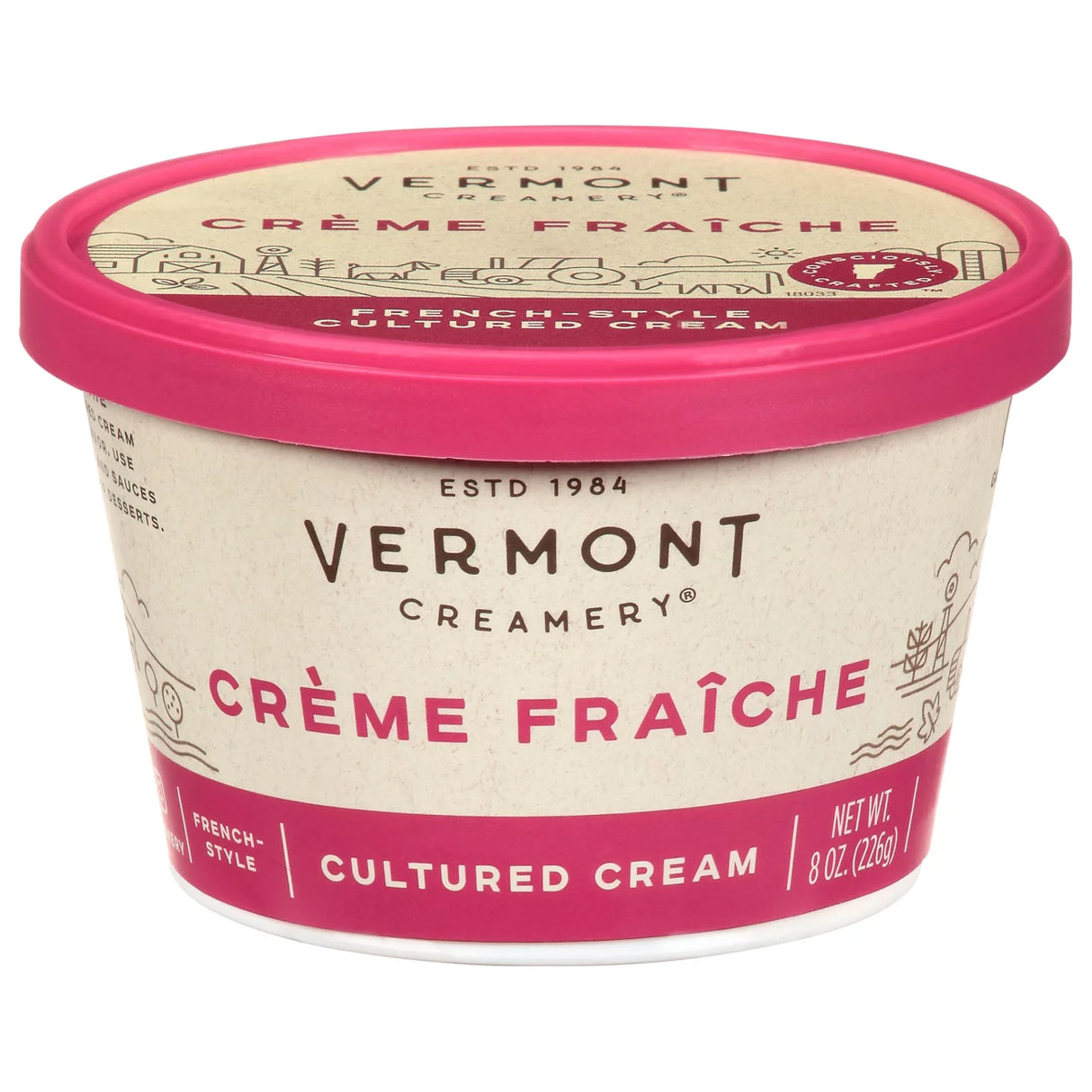 ShopGT Fresh: Vermont Creamery Creme Fraiche, 8oz