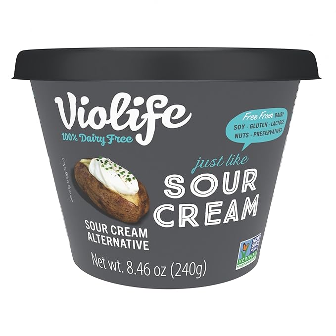 Violife Just like Sour Cream, Dairy-Free Vegan, 8.46 oz Tub (Refrigerated)