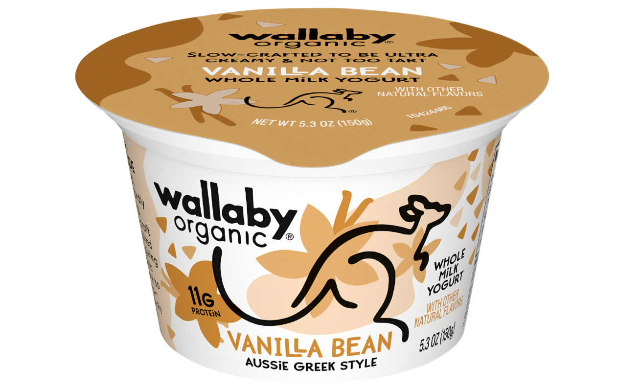 Wallaby Vanilla Bean Yogurt, 5.3 oz