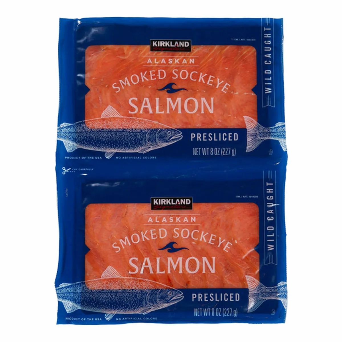 Kirkland Signature Alaskan Smoked Sockeye Salmon PRESLICED