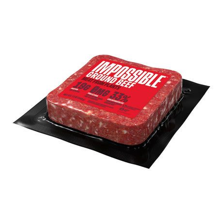 Impossible Foods Ground Beef Meat from Plants, 12 oz Brick (Frozen)