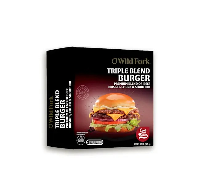 Wild Fork Triple Blend Burger 4pcs per box