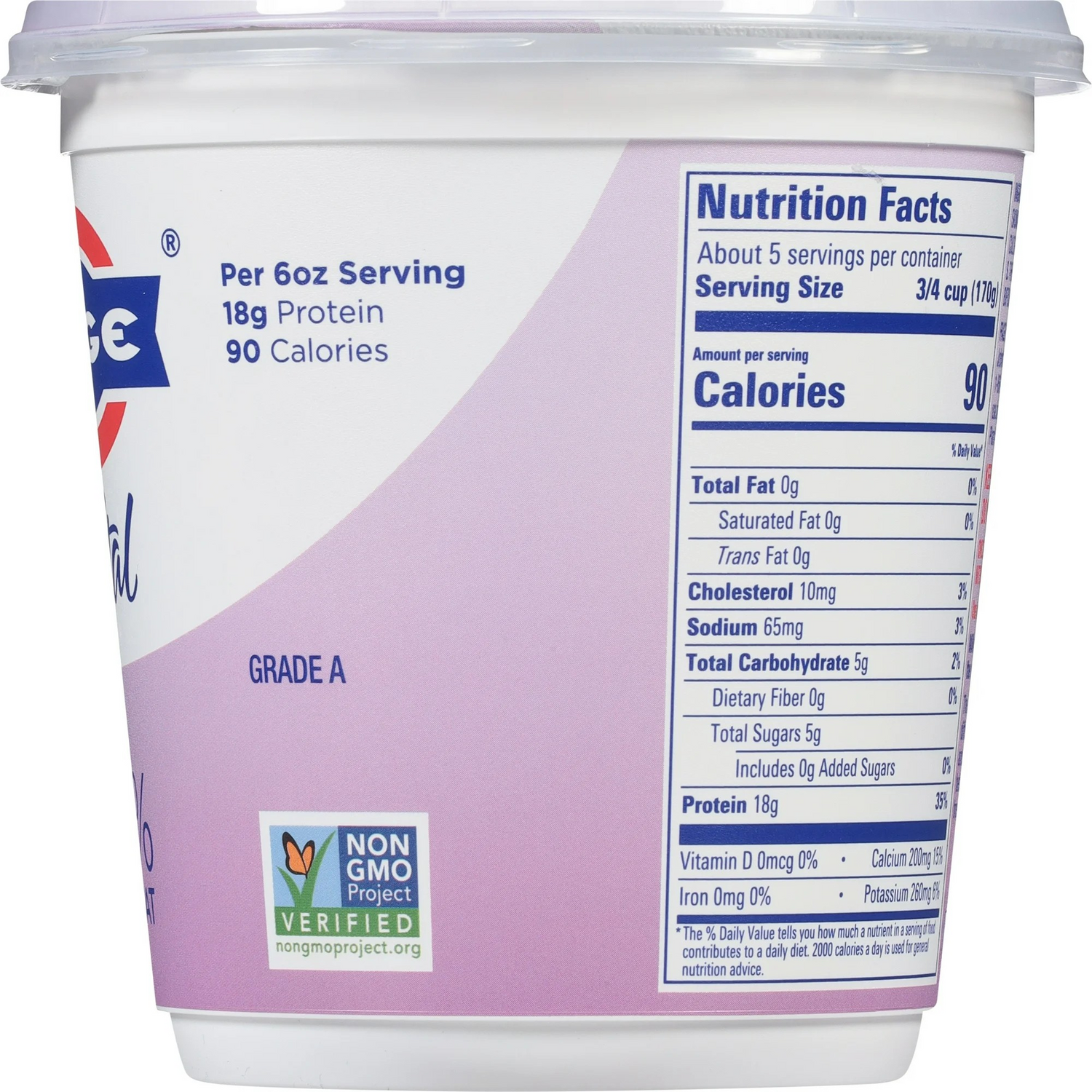 FAGE Total All Natural Nonfat Plain Greek Strained Yogurt, 32 oz