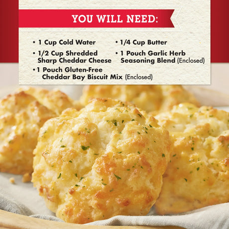 Red Lobster Cheddar Bay Biscuit Mix, Gluten-Free, 11.36 oz Box