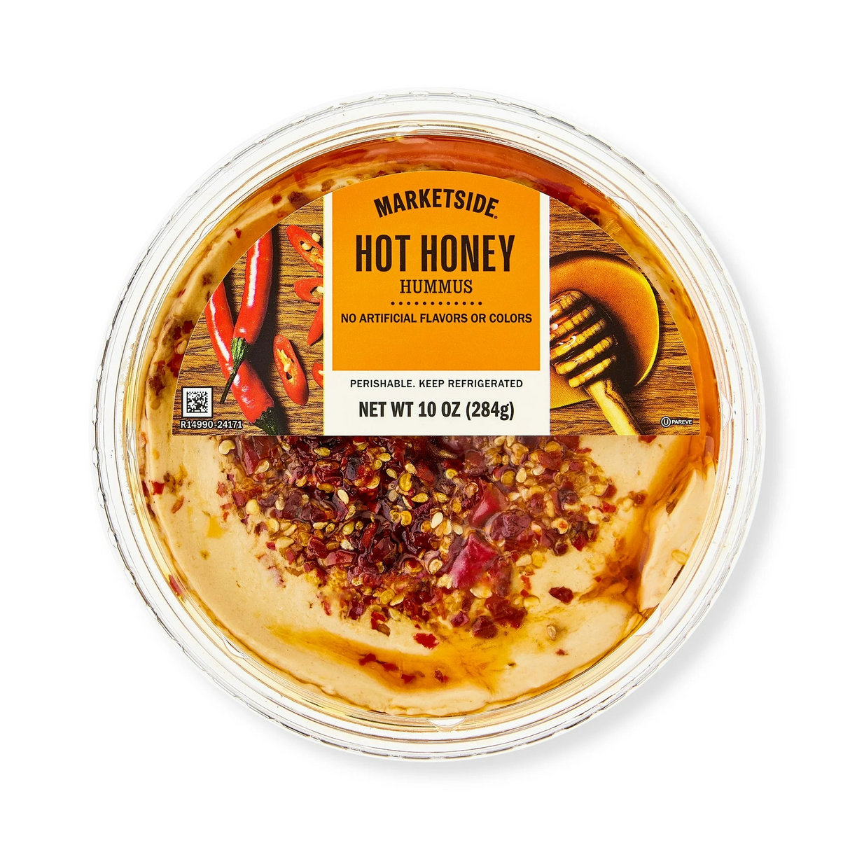 Marketside Gluten-Free Hummus 10 oz, Ready to Eat, Resealable Cup, 2 Tbsp. (28g) Servings