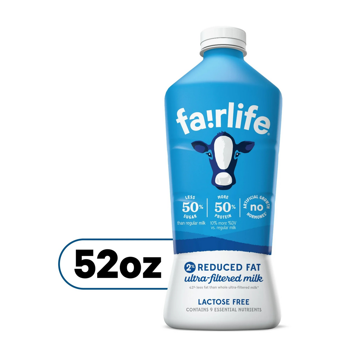 fairlife Lactose Free Ultra Filtered Milk, 52 fl oz