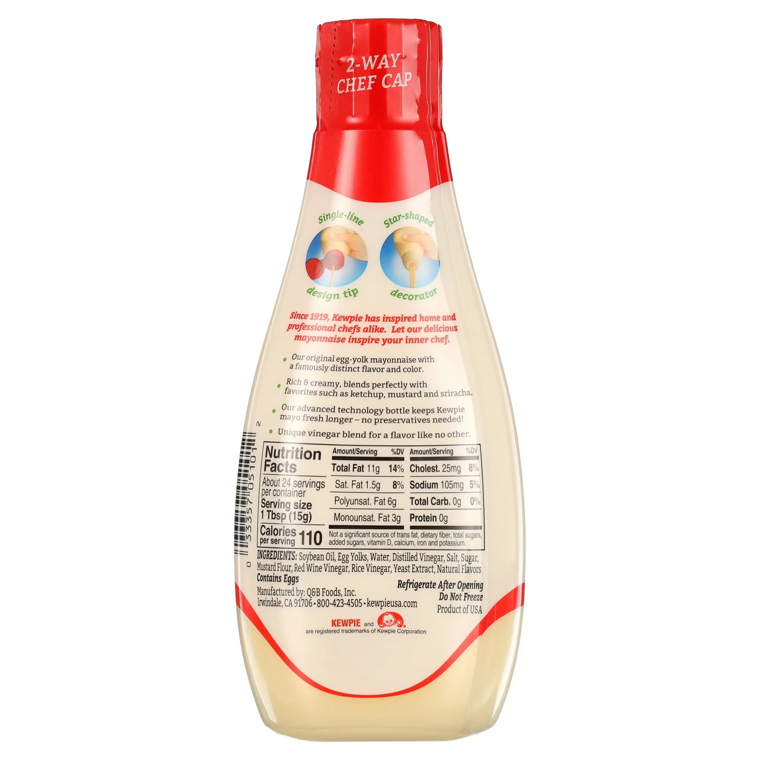 Q & B Foods Kewpie Mayonnaise, 12 oz