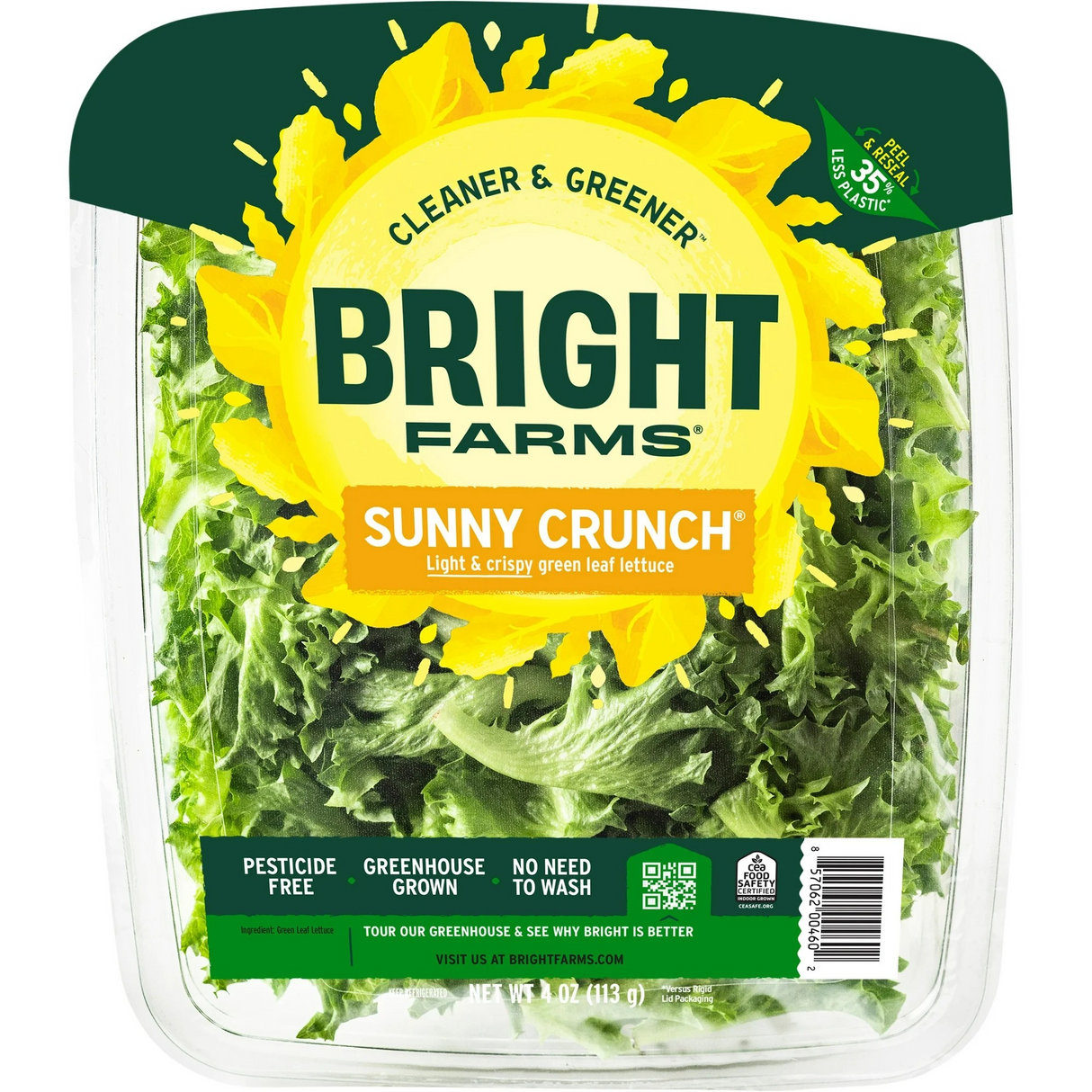 Bright Farms Salad Blend, 4oz Clam Shell