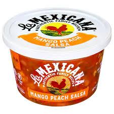 La Mexicana Fresh Salsa Mango Peach, 16 oz
