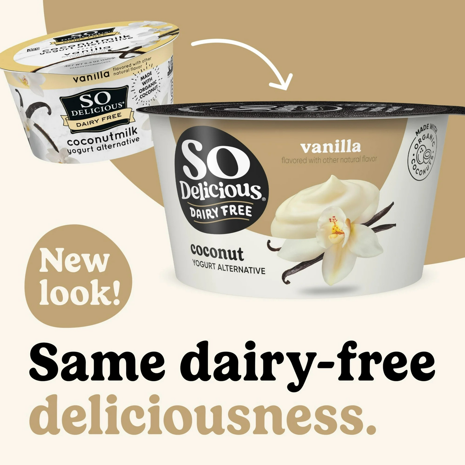 So Delicious Vegan, Dairy Free Vanilla Coconut Milk Yogurt Alternative, 5.3 oz
