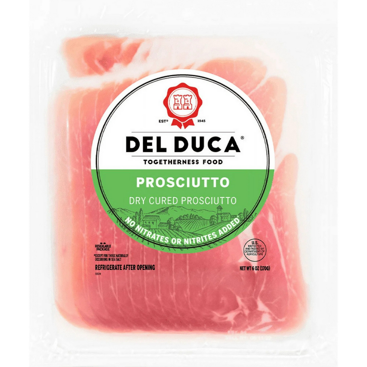 Del Duca Prosciutto - 6 oz