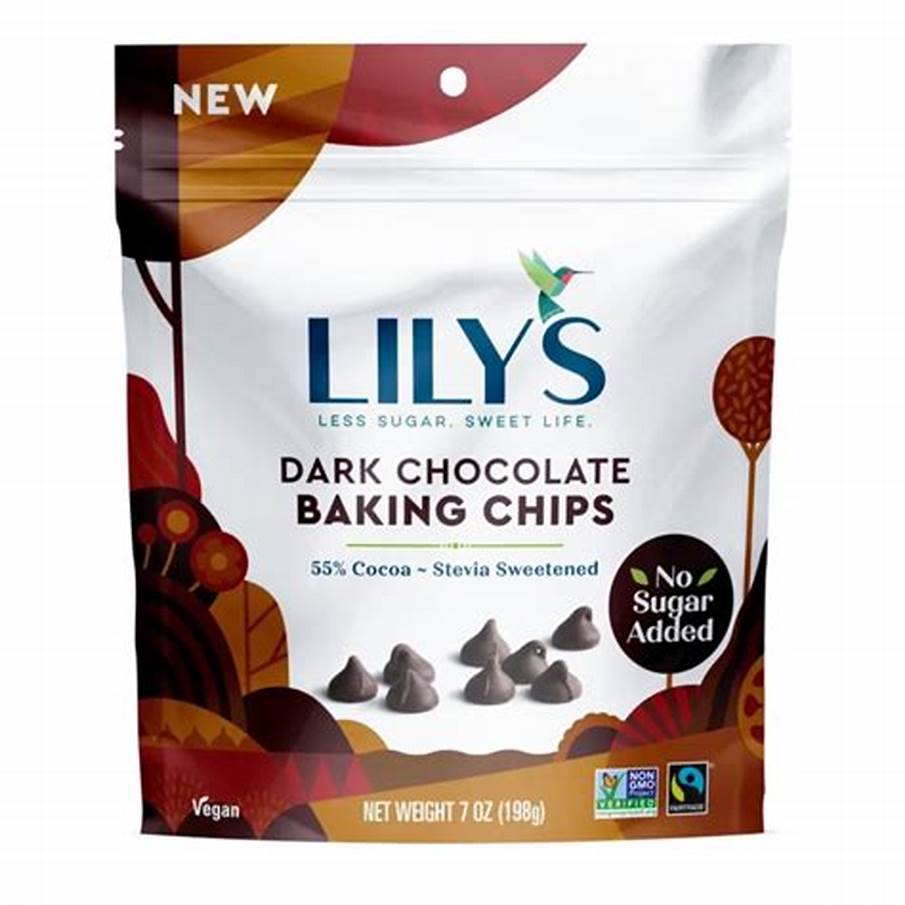 Lily's No Sugar Chocolate Baking Chips, 7 oz