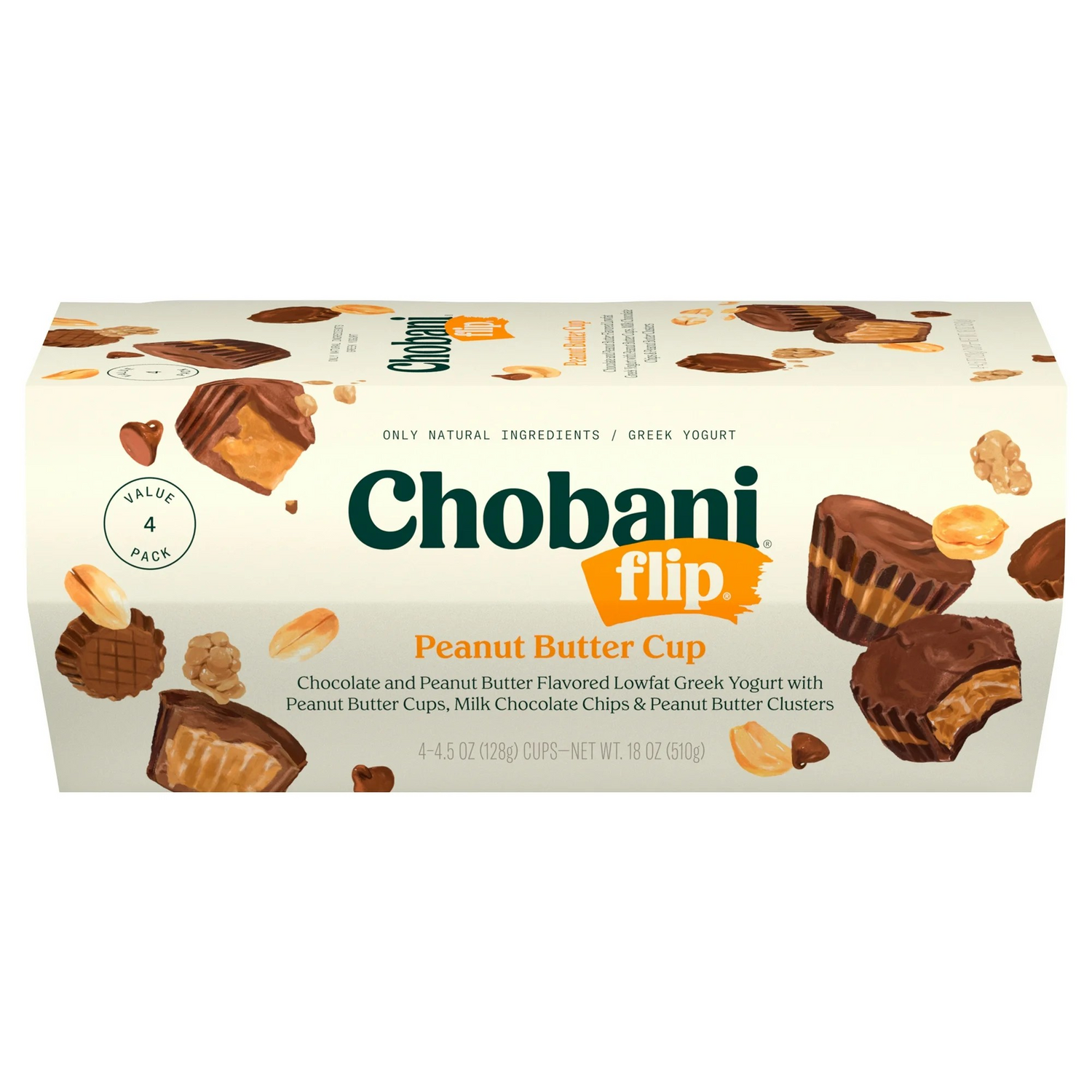 Chobani flip 4.5 oz, 4-pack