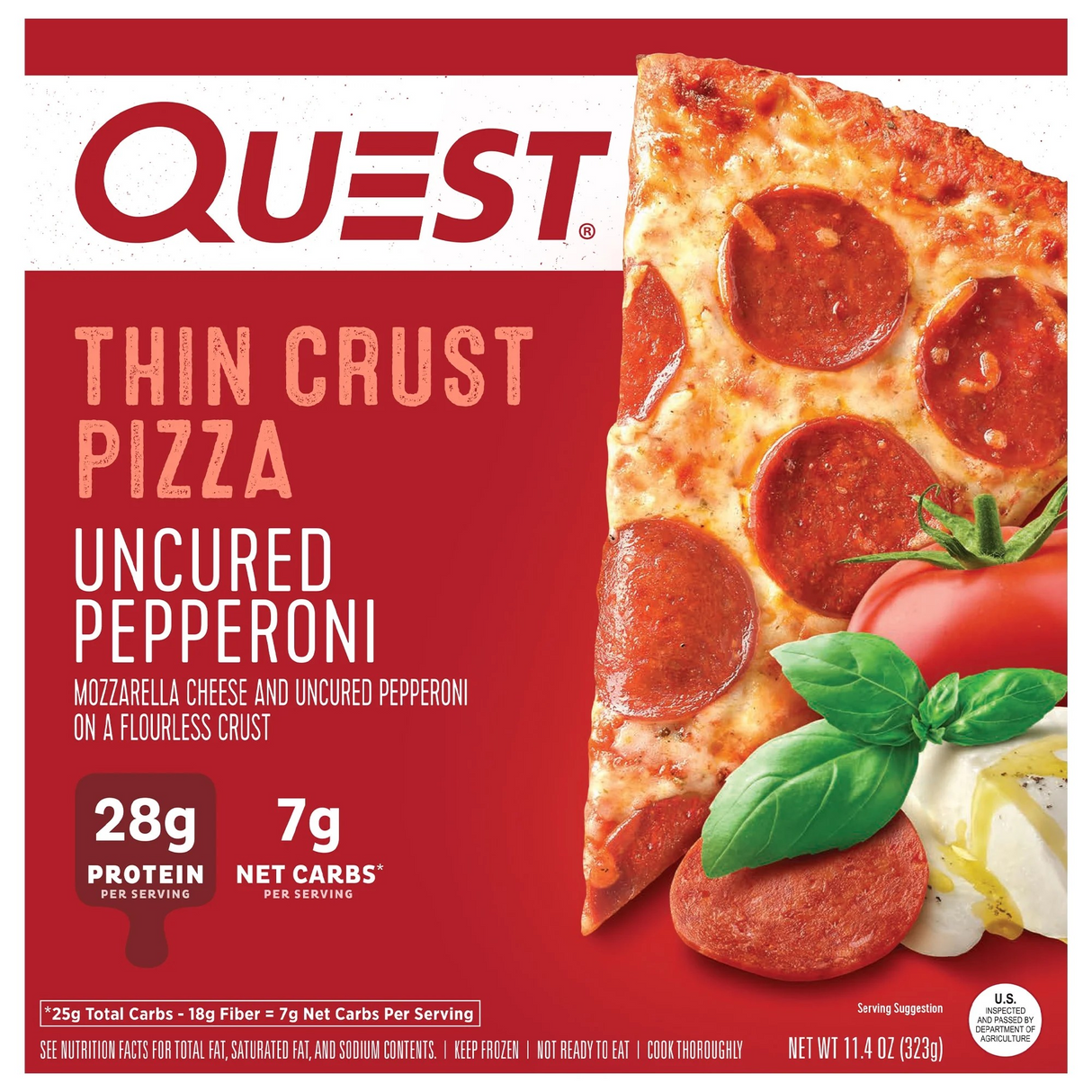 Quest Thin Crust Pizza, High Protein 11.4oz