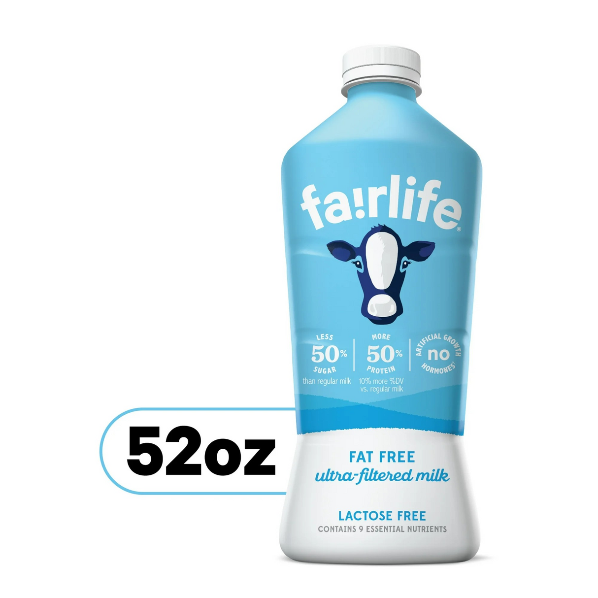 fairlife Lactose Free Ultra Filtered Milk, 52 fl oz
