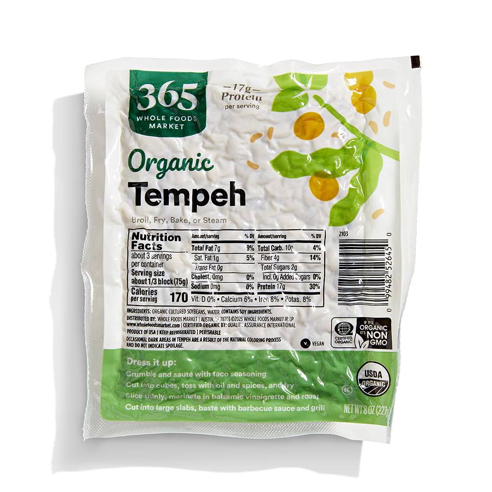 365 Whole Foods Organic Tempeh, 12 oz
