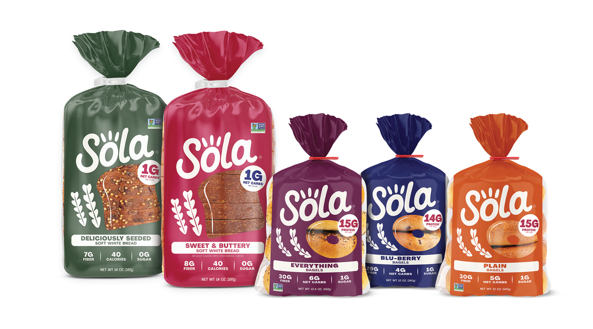 The Sola Company Bagels, 12.4 OZ
