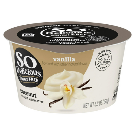 So Delicious Vegan, Dairy Free Vanilla Coconut Milk Yogurt Alternative, 5.3 oz