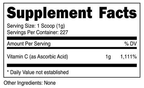 Nutricost Vitamin C, 227 servings
