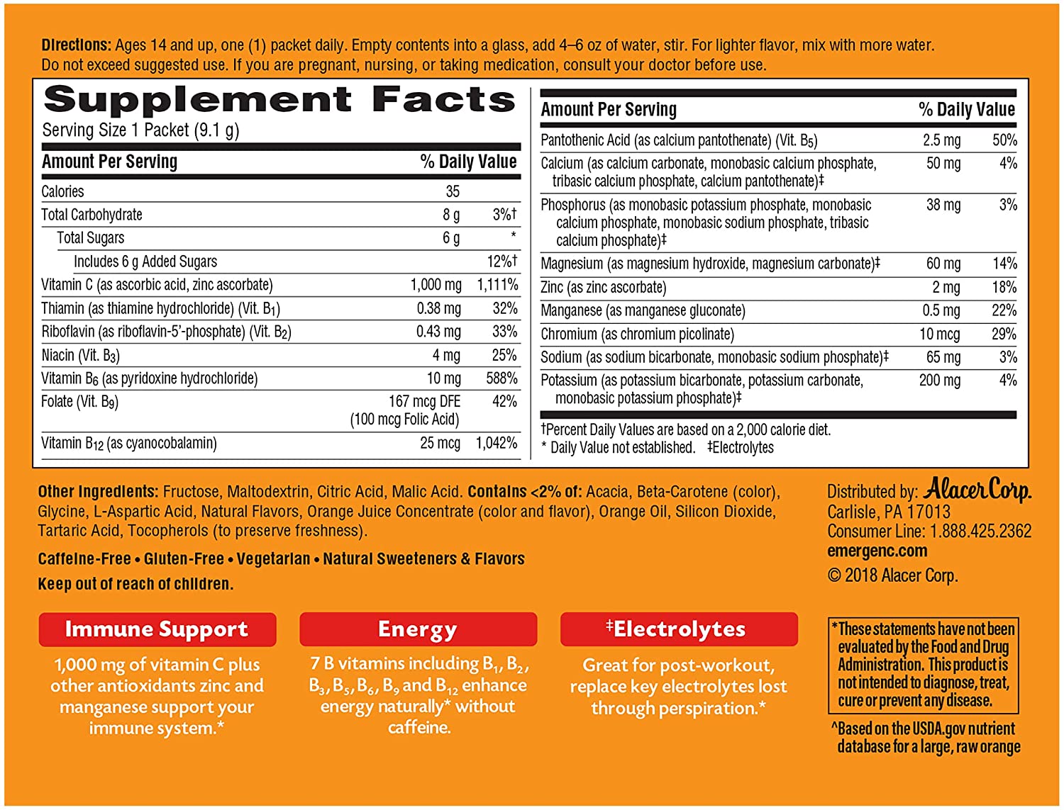 Emergen C, 30 count