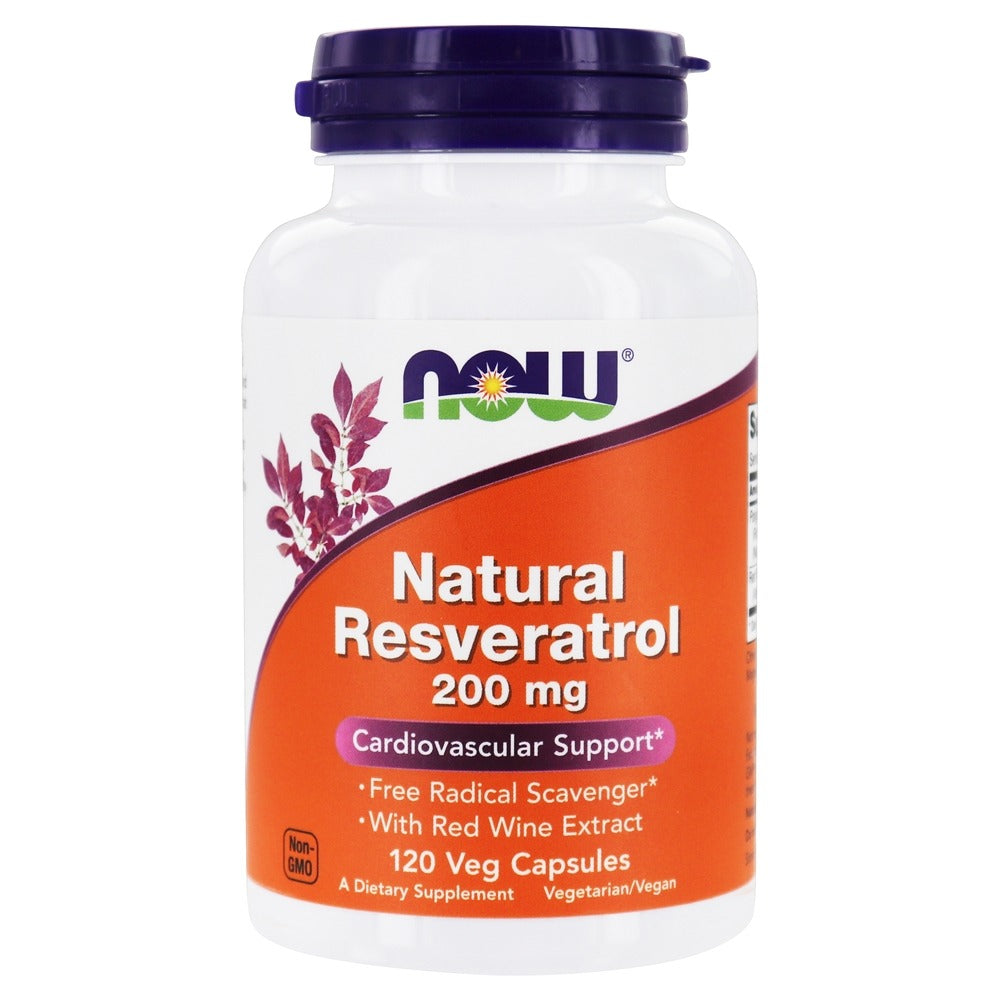 NOW Natural Resveratrol, 120 capsules