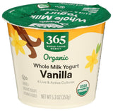 365 Organic Whole Milk Yogurt, 5.3 oz