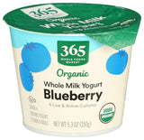 365 Organic Whole Milk Yogurt, 5.3 oz