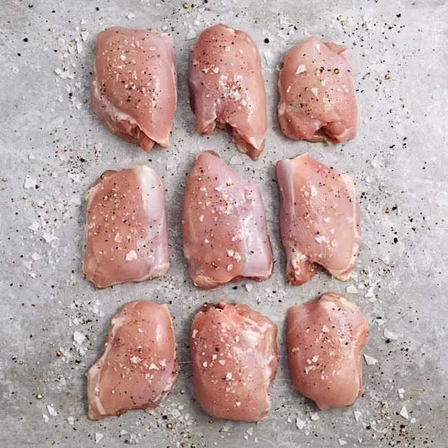 Wild Fork Boneless Skinless Chicken Thighs - 5 LBS