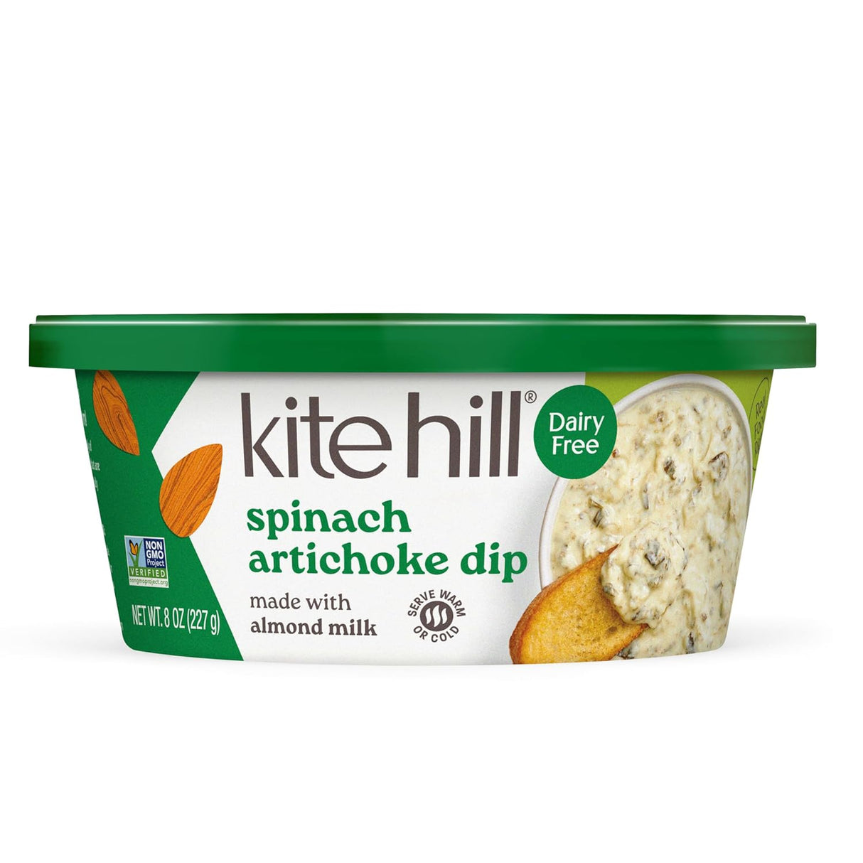 Kite Hill Spinach Artichoke Almond Milk Dip - 8oz