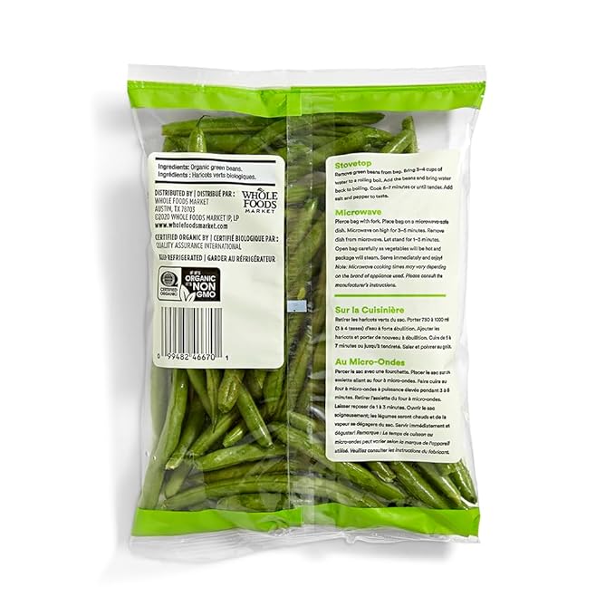 365 Trimmed Green Beans, 12 oz