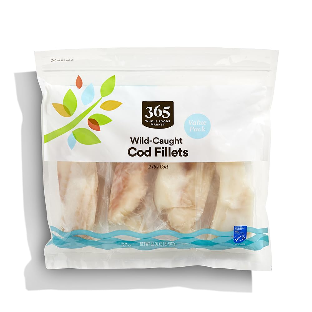 365 Value Pack Cod Fillet Wild Frozen, 32 oz