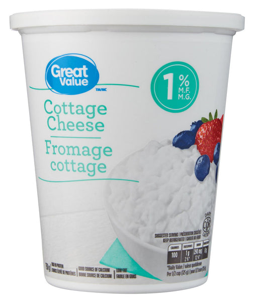 ShopGT Fresh: Great Value Cottage Cheese - Large Plain